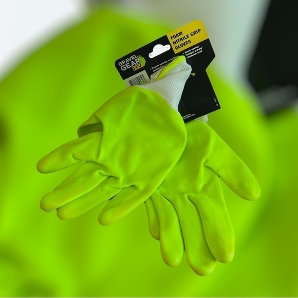 Gravel Gear foam nitrile grip gloves size L - Picture 3 of 3